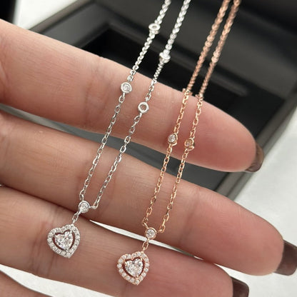 [Okajuri Jewelry]JOY HEART DIAMOND NECKLACE