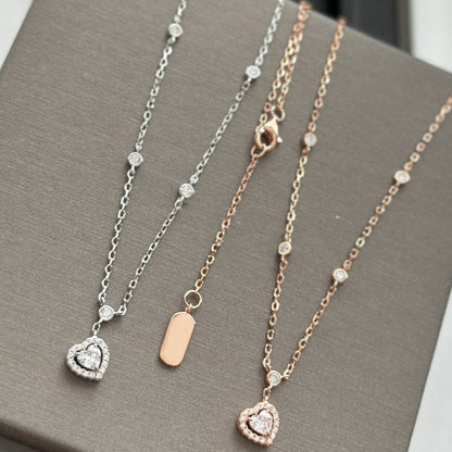 [Okajuri Jewelry]JOY HEART DIAMOND NECKLACE