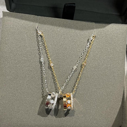 [Okajuri Jewelry]CHAIN MOVE ROMANE PEDAND NECKLACE