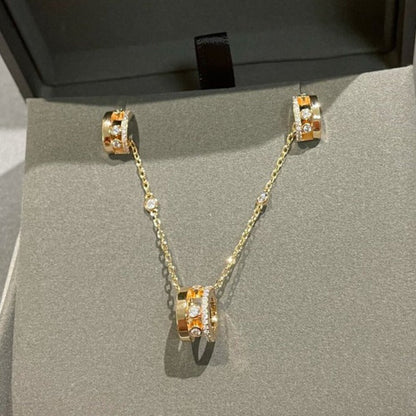 [Okajuri Jewelry]CHAIN MOVE ROMANE PEDAND NECKLACE