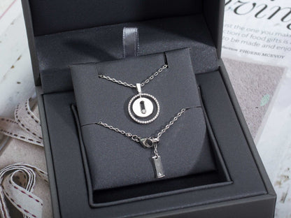 [Okajuri Jewelry]LUCKY MOVE PM NECKLACE SILVER DIAMOND