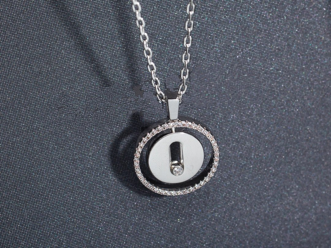 [Okajuri Jewelry]LUCKY MOVE PM NECKLACE SILVER DIAMOND