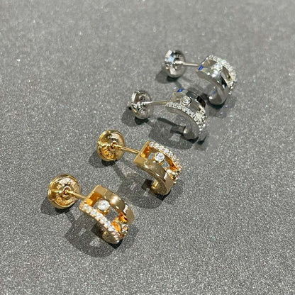 [Okajuri Jewelry]MOVE ROMANE EARRINGS DIAMOND