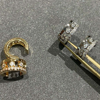 [Okajuri Jewelry]MOVE ROMANE EARRINGS DIAMOND