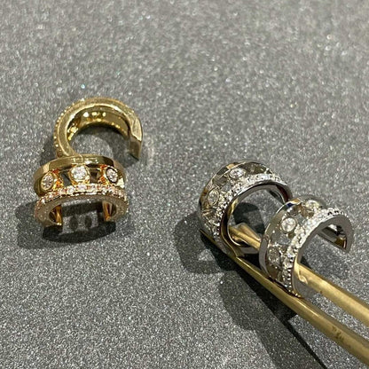 [Okajuri Jewelry]MOVE ROMANE EARRINGS DIAMOND