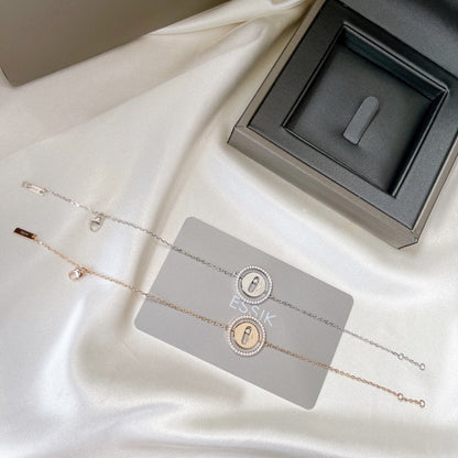 [Okajuri Jewelry]LUCKY MOVE PAVED DIAMOND BRACELET