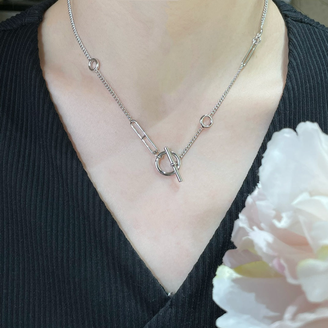 [Okajuri Jewelry]HM STERLING CHAINE D'ANCRE HEART