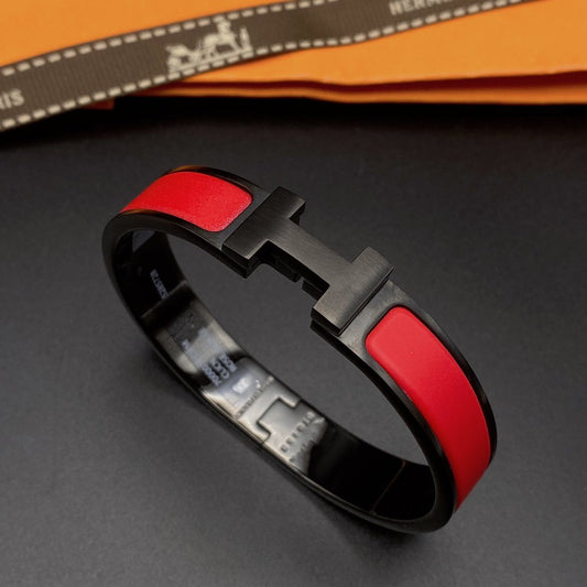 [Okajuri Jewelry]CLIC HM SO BLACK RED BRACELET