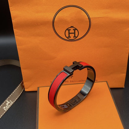 [Okajuri Jewelry]CLIC HM SO BLACK RED BRACELET
