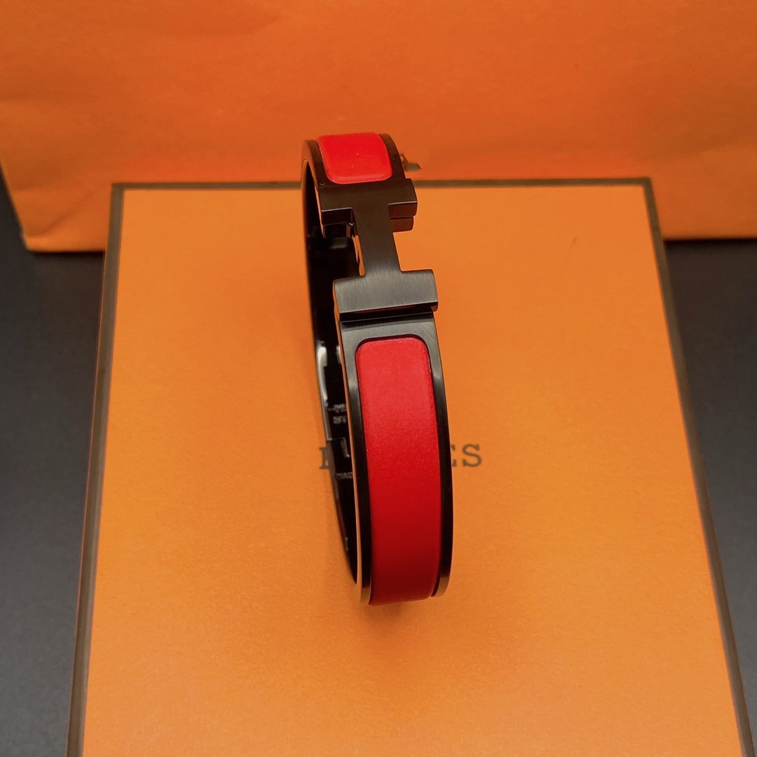 [Okajuri Jewelry]CLIC HM SO BLACK RED BRACELET