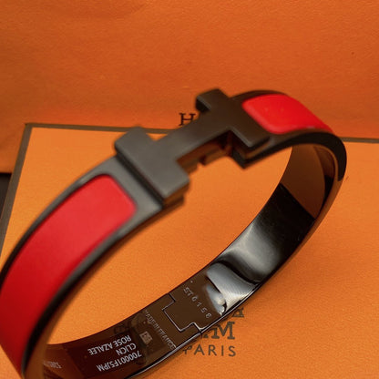 [Okajuri Jewelry]CLIC HM SO BLACK RED BRACELET