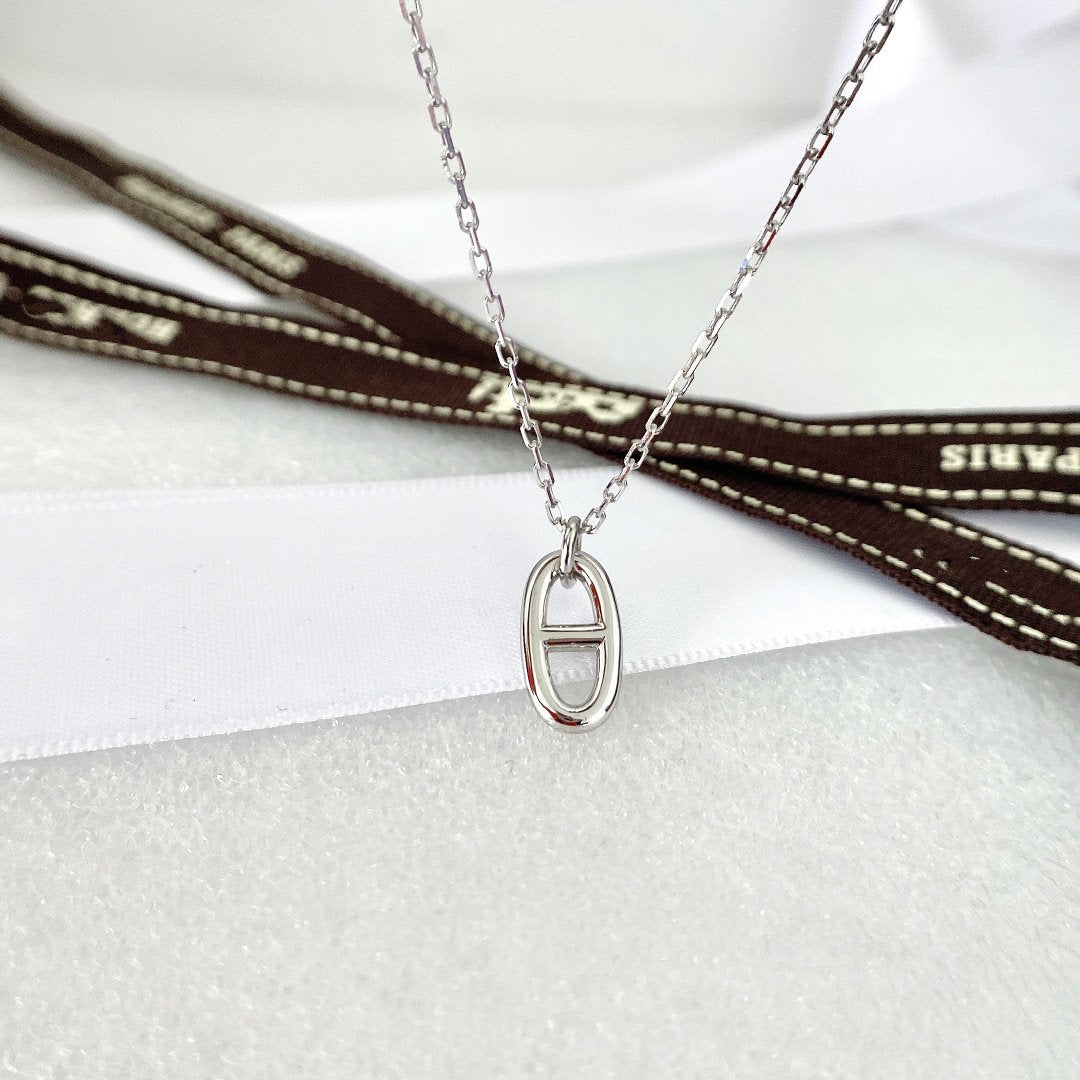 [Okajuri Jewelry]HM PIG NOSE NECKLACE