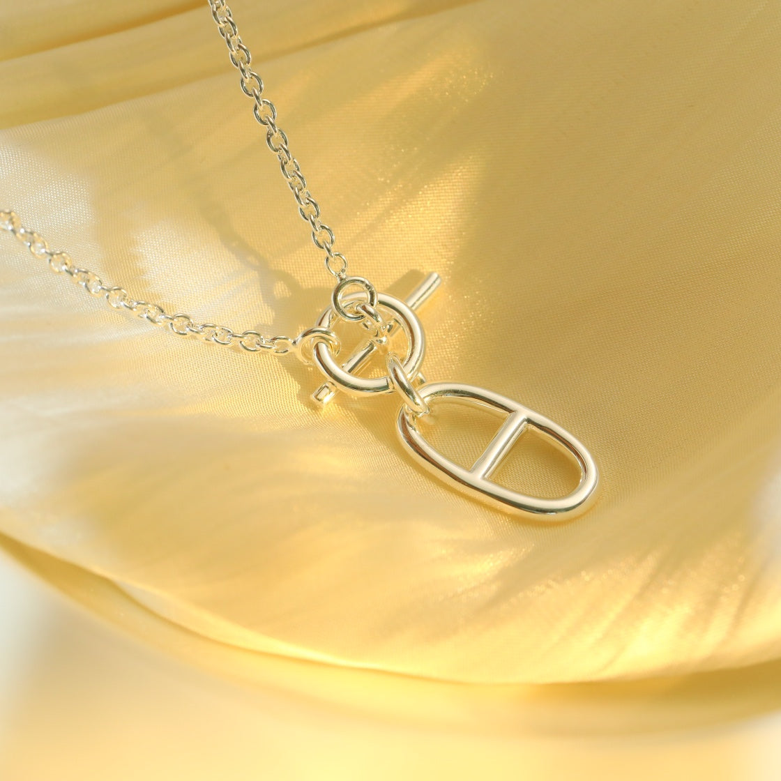 [Okajuri Jewelry]HM CHAINE D'ANCRE PENDANT NECKLACE STERLING SILVER