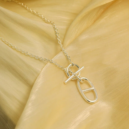 [Okajuri Jewelry]HM CHAINE D'ANCRE PENDANT NECKLACE STERLING SILVER