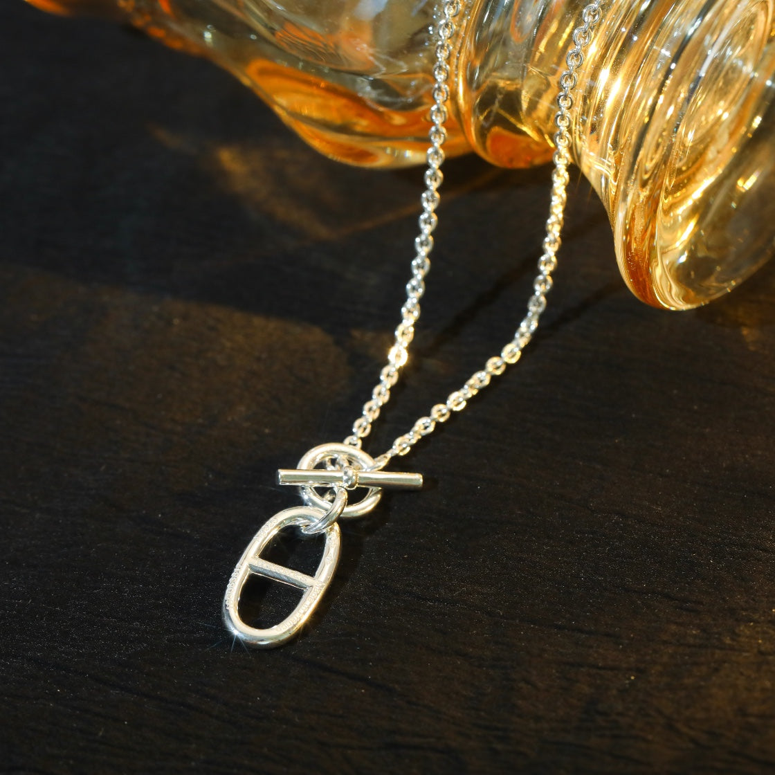 [Okajuri Jewelry]HM CHAINE D'ANCRE PENDANT NECKLACE STERLING SILVER
