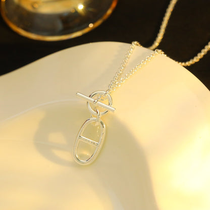 [Okajuri Jewelry]HM CHAINE D'ANCRE PENDANT NECKLACE STERLING SILVER