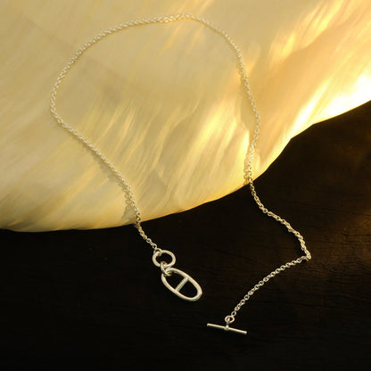 [Okajuri Jewelry]HM CHAINE D'ANCRE PENDANT NECKLACE STERLING SILVER