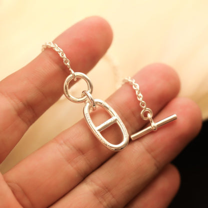 [Okajuri Jewelry]HM CHAINE D'ANCRE PENDANT NECKLACE STERLING SILVER