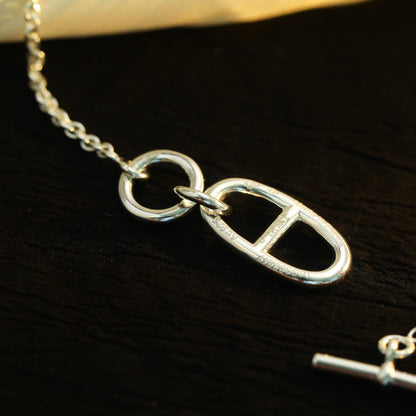 [Okajuri Jewelry]HM CHAINE D'ANCRE PENDANT NECKLACE STERLING SILVER