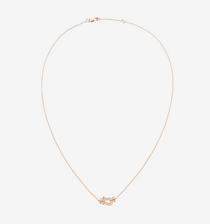 [Okajuri Jewelry]FORCE 10 DIAMOND PINK GOLD NECKLACE MINI MODEL