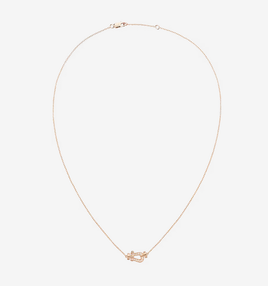 [Okajuri Jewelry]FORCE 10 DIAMOND PINK GOLD NECKLACE MINI MODEL
