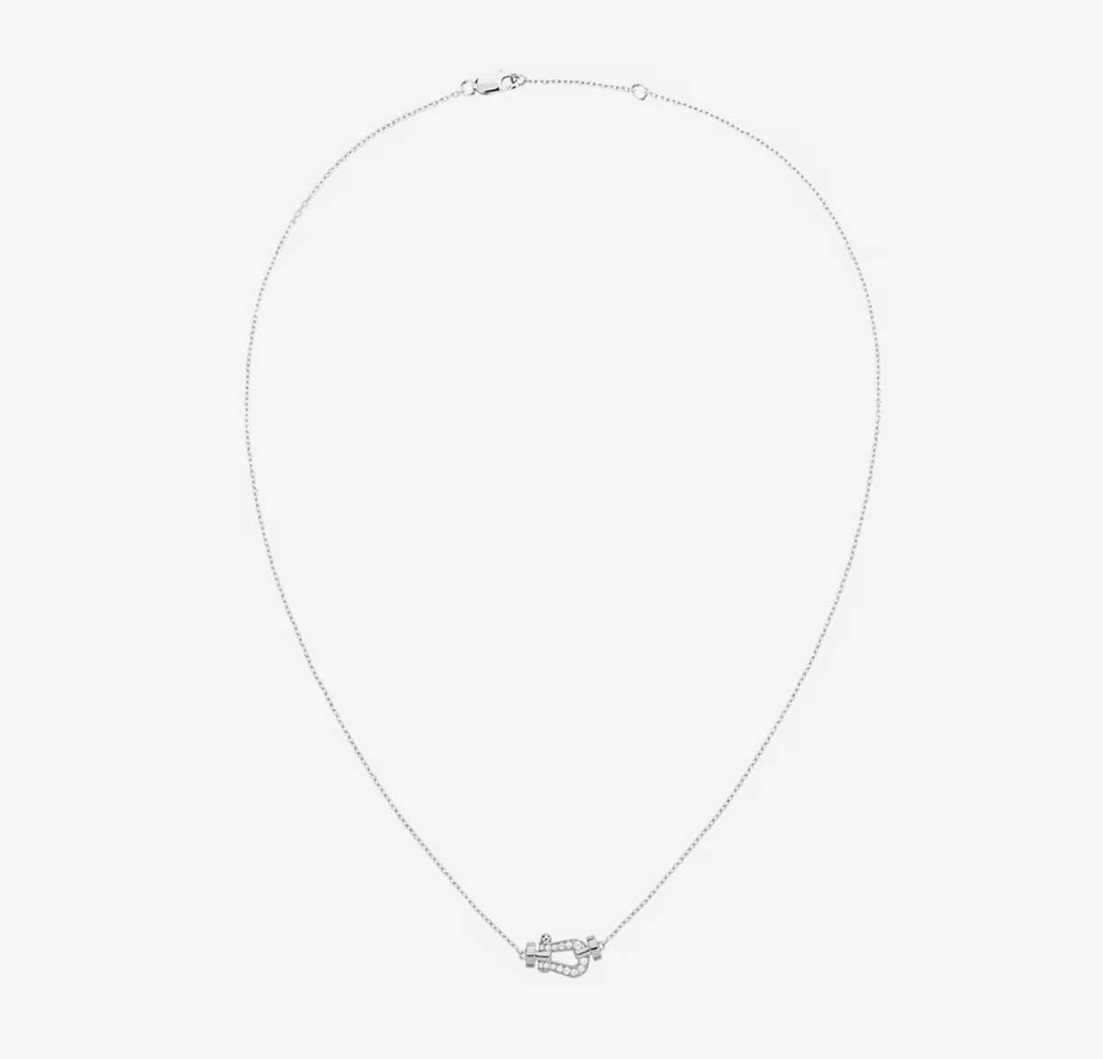 [Okajuri Jewelry]FORCE 10 DIAMOND SILVER NECKLACE MINI MODEL