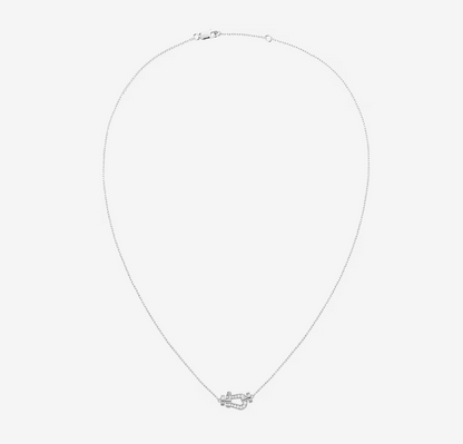 [Okajuri Jewelry]FORCE 10 DIAMOND SILVER NECKLACE MINI MODEL