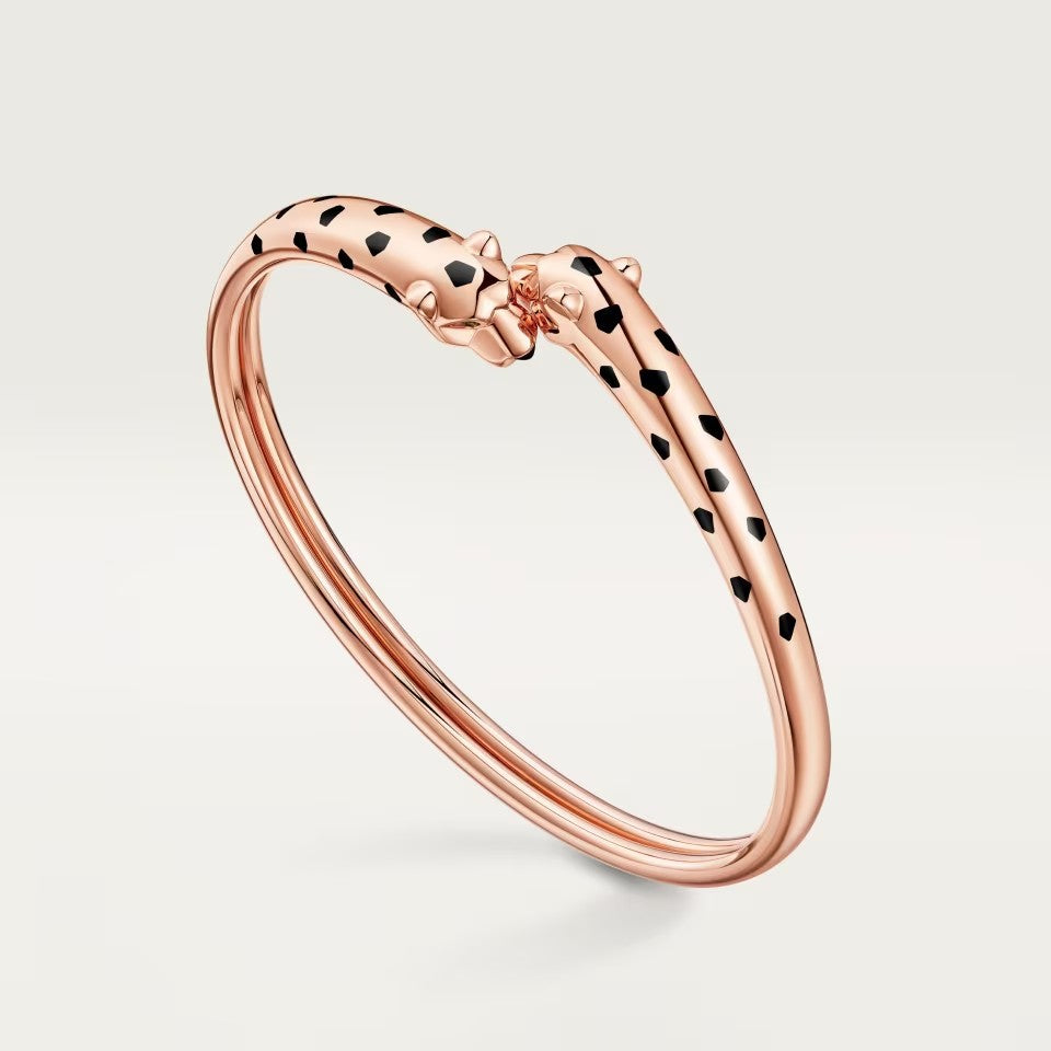 [Okajuri Jewelry] PANTHERE DOUBLE HEADED OPEN BRACELET