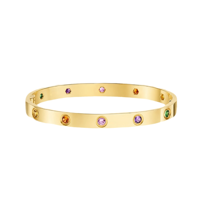[Okajuri Jewelry] 2026 RAINBOW LOVE BRACELET 6.1MM  10 DIAMONDS