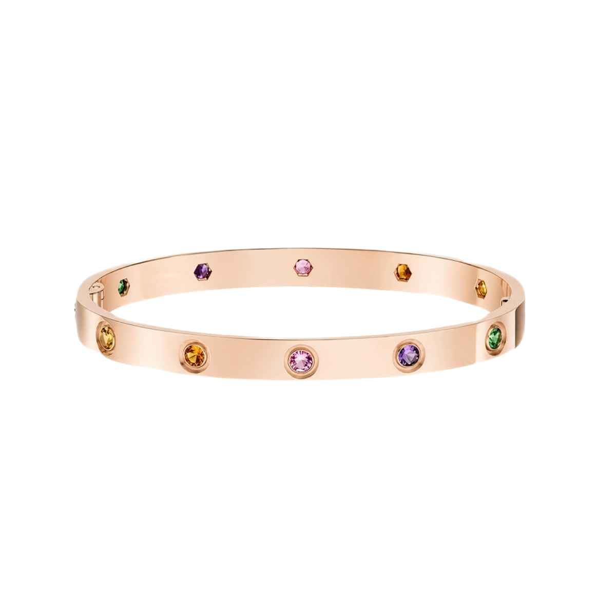 [Okajuri Jewelry] 2026 RAINBOW LOVE BRACELET 6.1MM  10 DIAMONDS