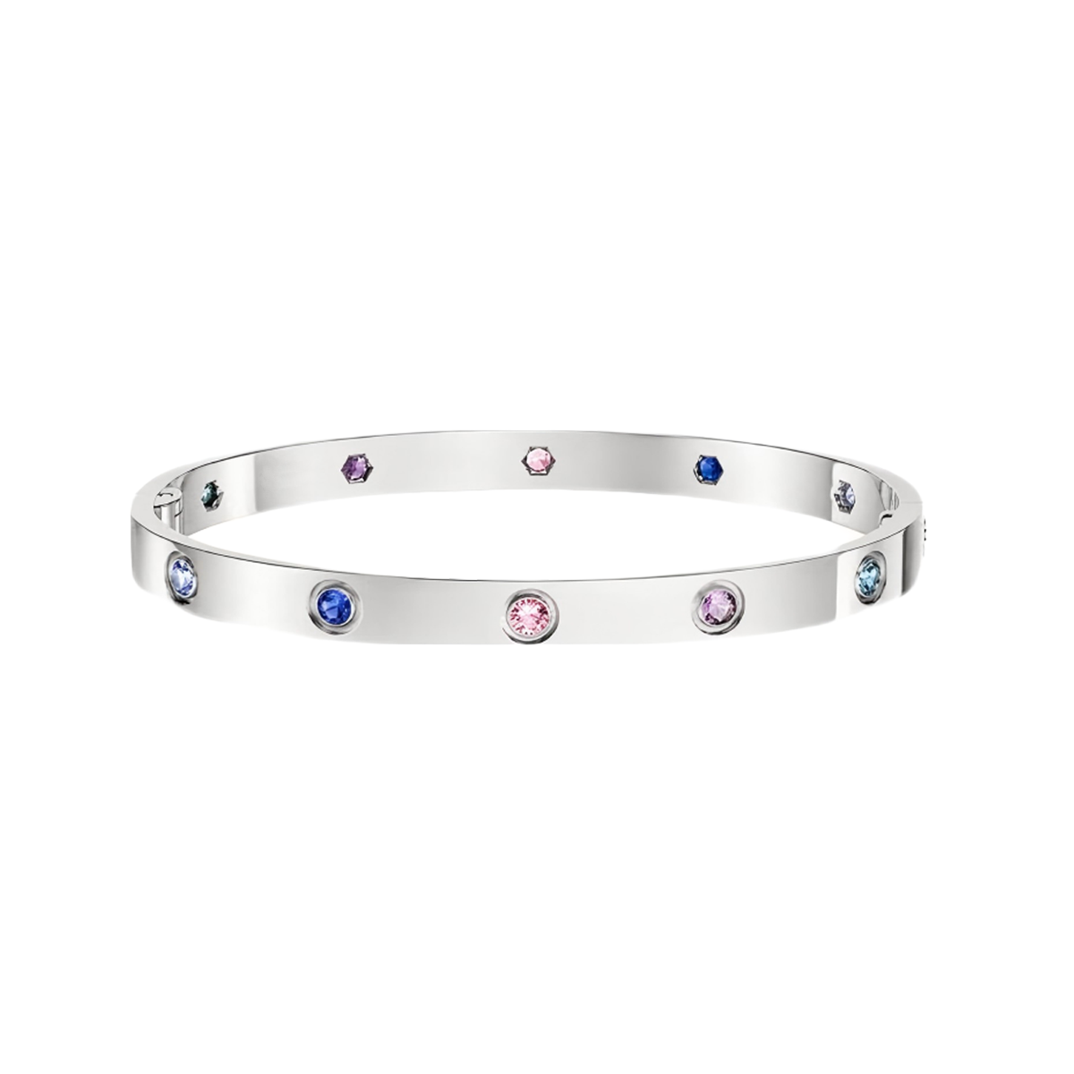[Okajuri Jewelry] 2026 RAINBOW LOVE BRACELET 6.1MM  10 DIAMONDS