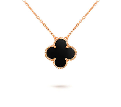 [Okajuri Jewelry] CLOVER 15MM SINGLE FLOWER NECKLACE COLLECTION