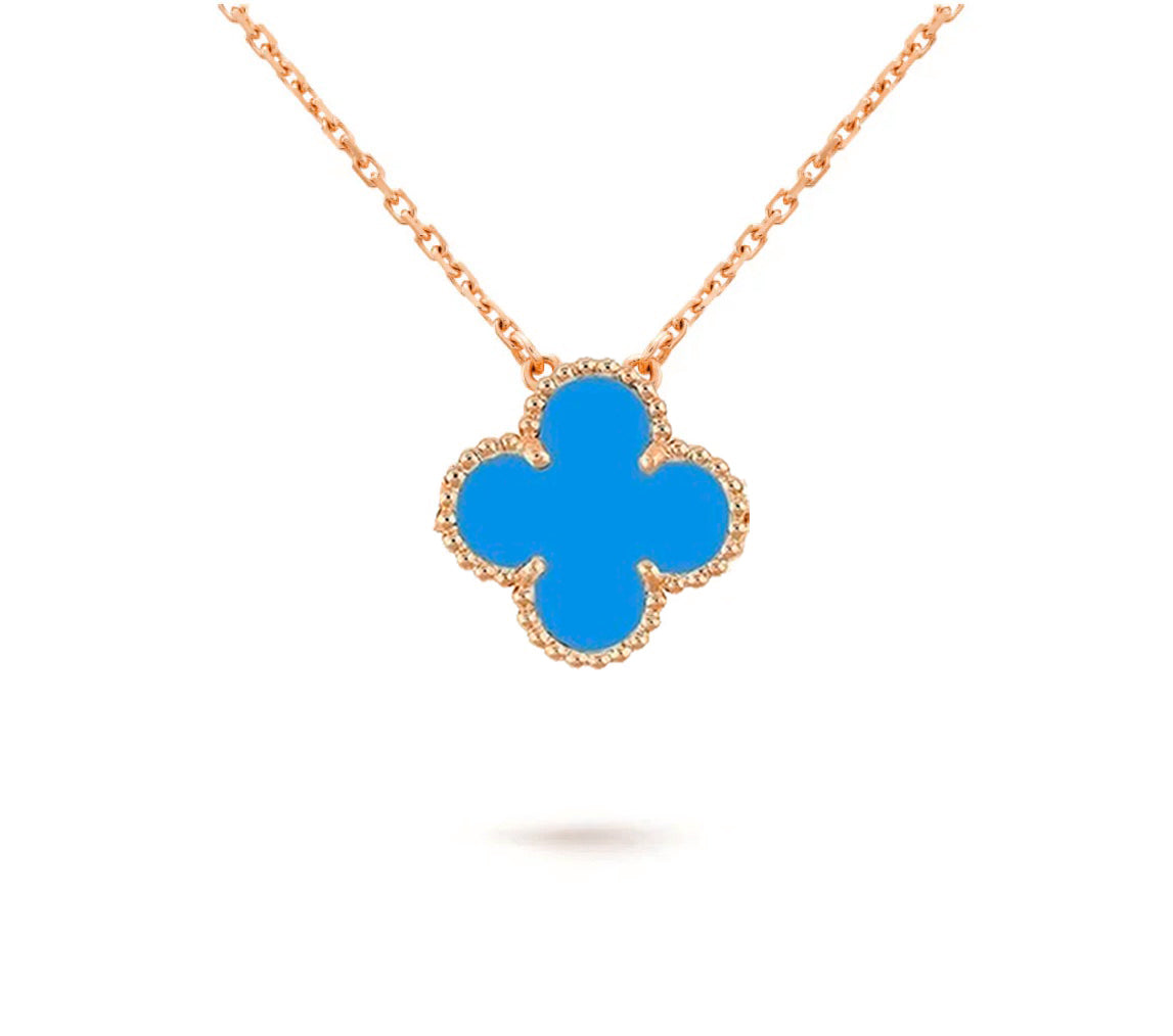 [Okajuri Jewelry] CLOVER 15MM SINGLE FLOWER NECKLACE COLLECTION