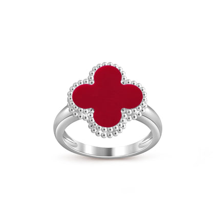[Okajuri Jewelry] CLOVER SILVER RING COLLECTION