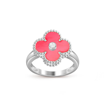[Okajuri Jewelry] CLOVER SILVER DIOMND RING COLLECTION