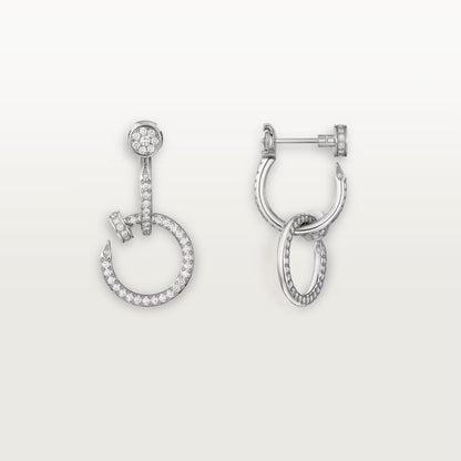 [Okajuri Jewelry] JUSTE FULL DIAMOND DOUBLE EARRINGS