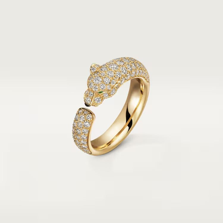 [Okajuri Jewelry] PANTHERE FULL DIAMOND SMALL RING