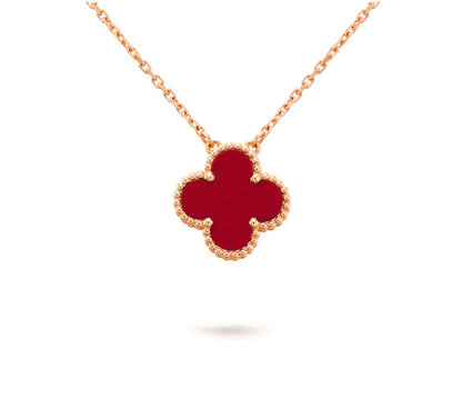 [Okajuri Jewelry] CLOVER 15MM SINGLE FLOWER NECKLACE COLLECTION
