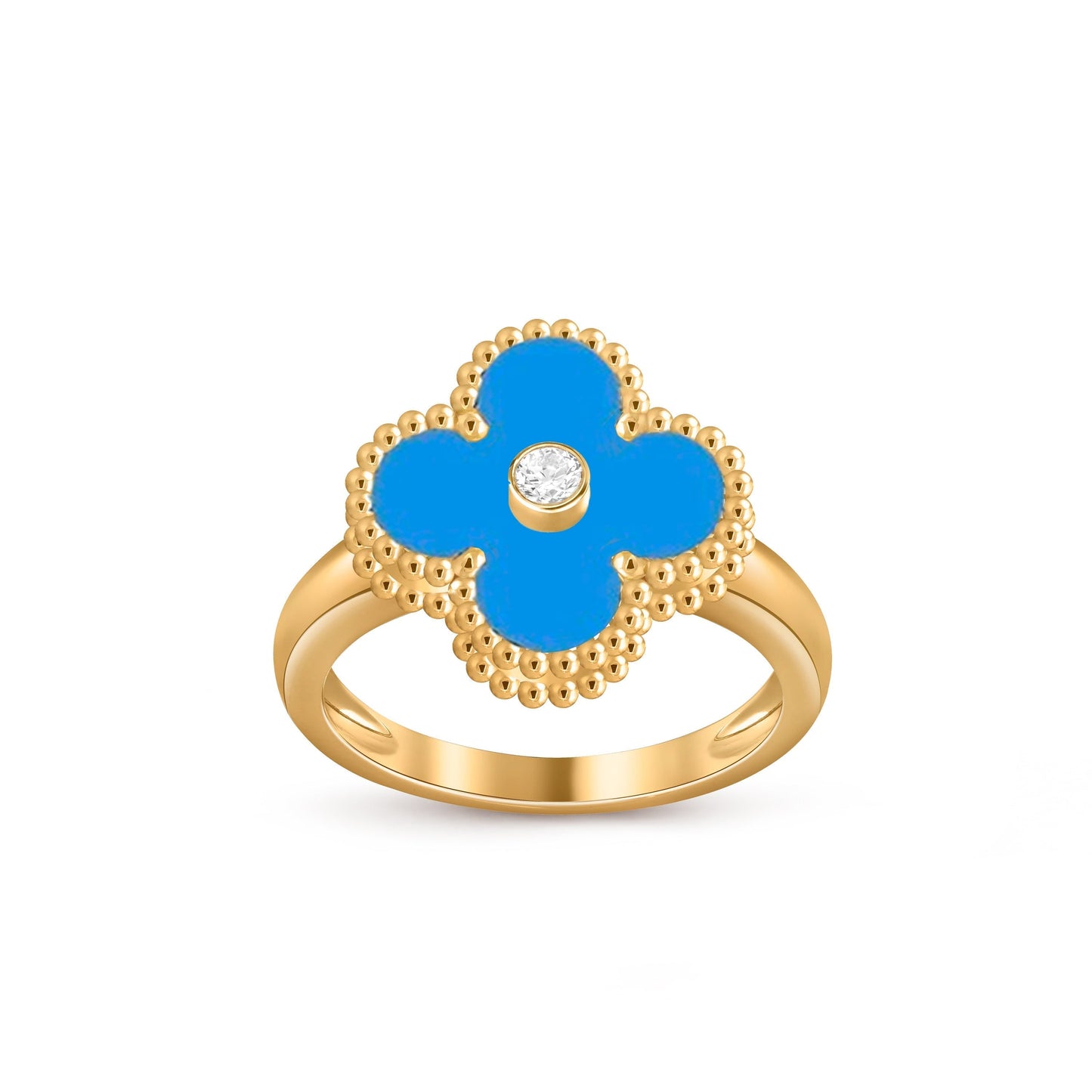 [Okajuri Jewelry] CLOVER DIAMOND RING GOLD COLLECTION