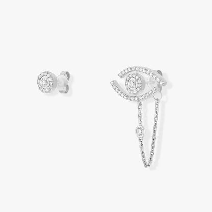 [Okajuri Jewelry]Lucky Eye Diamond Earrings