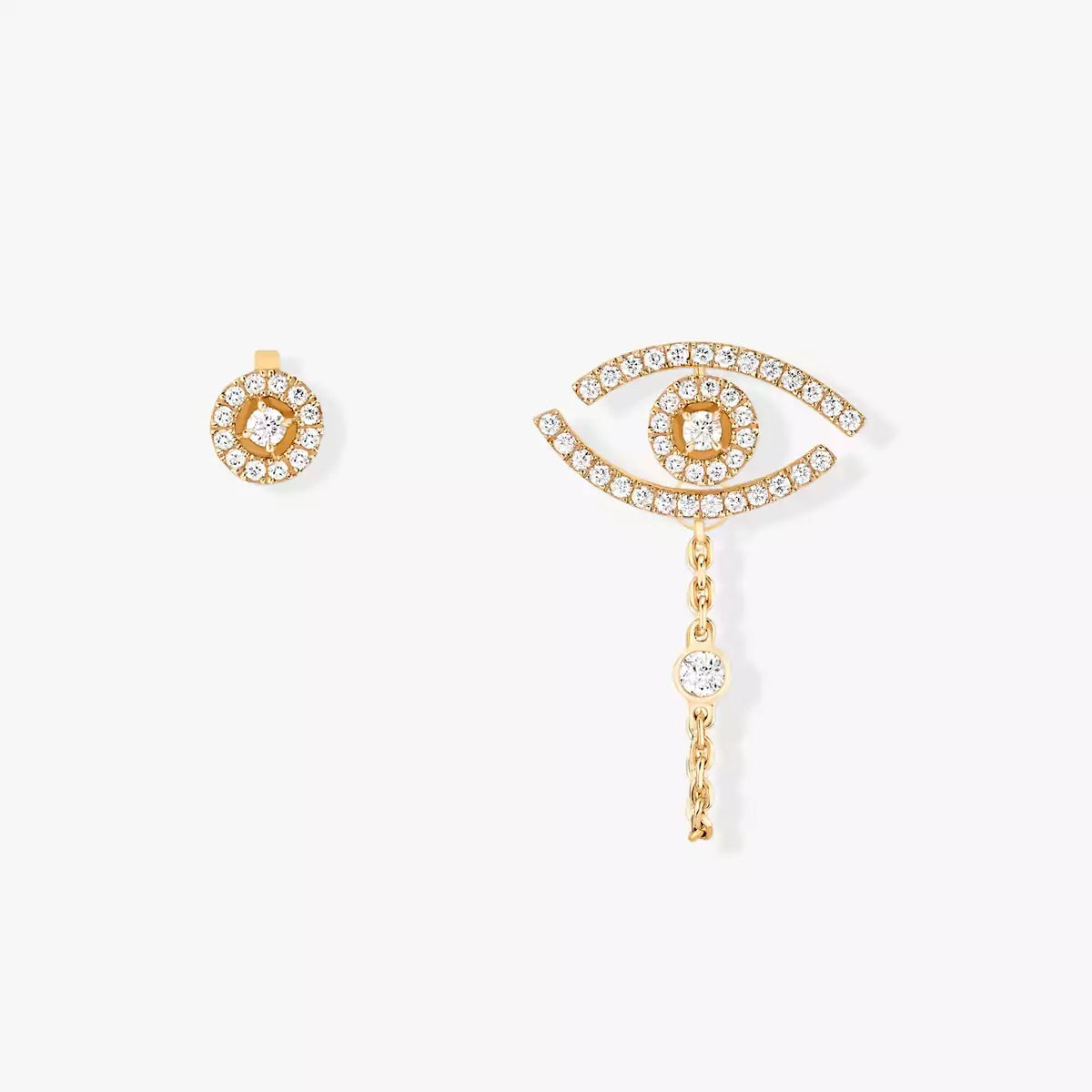 [Okajuri Jewelry]Lucky Eye Diamond Earrings