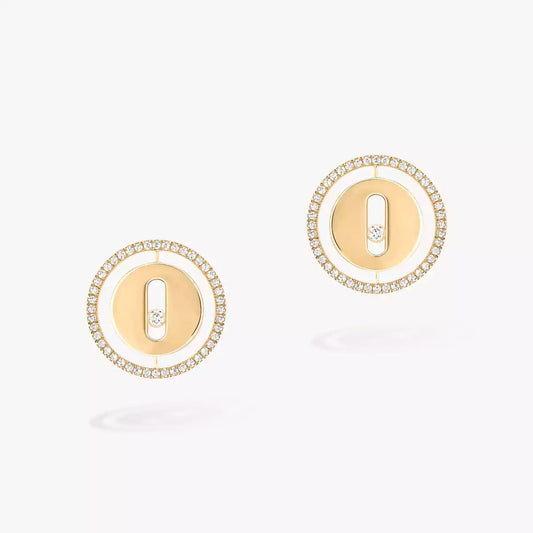 [Okajuri Jewelry]Lucky Move Diamond Earrings
