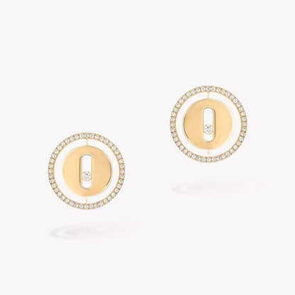[Okajuri Jewelry]Lucky Move Diamond Earrings