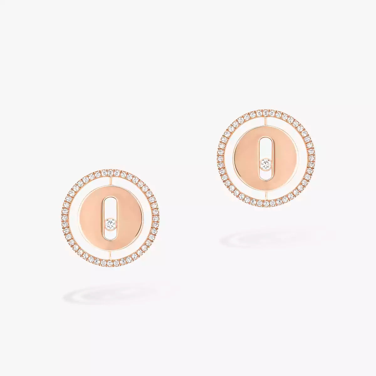 [Okajuri Jewelry]Lucky Move Diamond Earrings