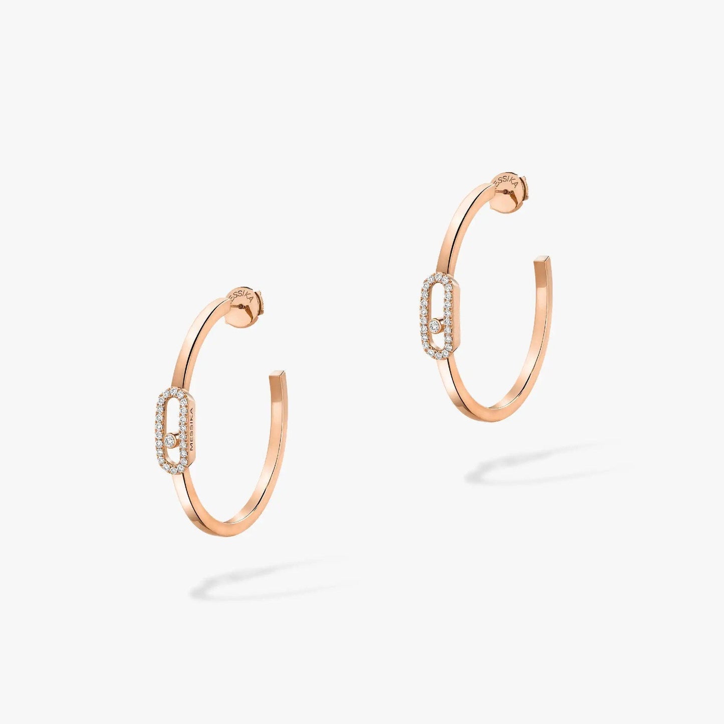 [Okajuri Jewelry]CREOLES MOVE UNO PM DIAMOND EARRINGS