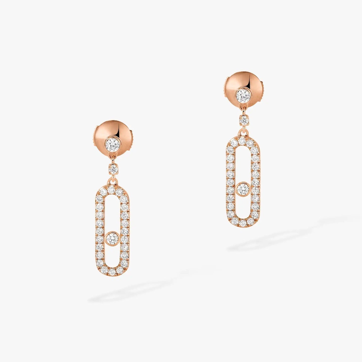 [Okajuri Jewelry] DORMEUSES MOVE UNO DIAMOND EARRINGS