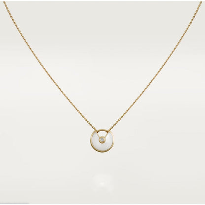 [Okajuri Jewelry]AMULETTE ROSE GOLD MOP NECKLACE