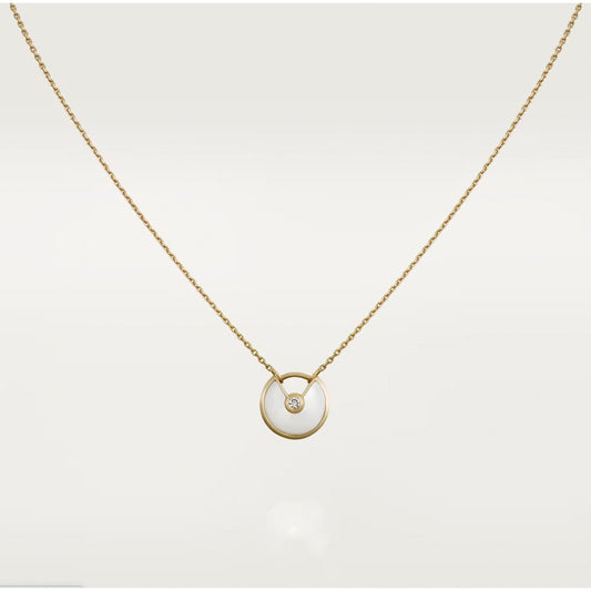 [Okajuri Jewelry]AMULETTE ROSE GOLD MOP NECKLACE