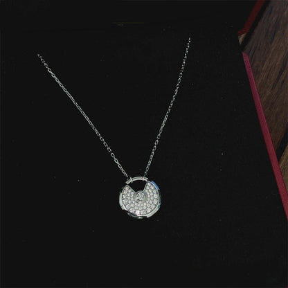 [Okajuri Jewelry]AMULETTE SILVER FULL DIAMOND NECKLACE