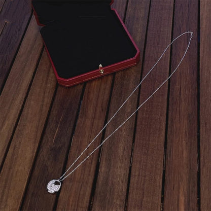 [Okajuri Jewelry]AMULETTE SILVER FULL DIAMOND NECKLACE